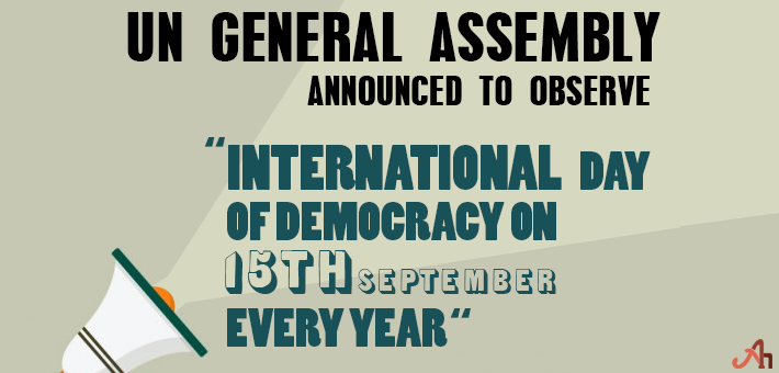 Background of International Day of Democracy