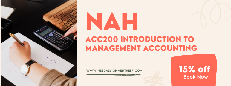 ACC200 Introduction to Management Accounting